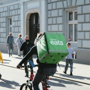 Photo "Food delivery in Europe"